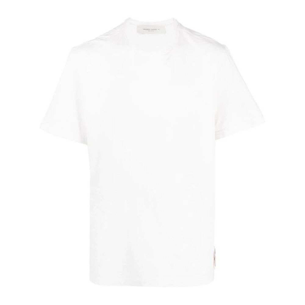 Golden Goose Men T-Shirt Distressed Cotton